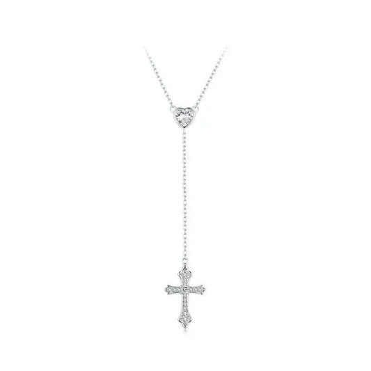 Collier pendentif délicat en forme de cœur
