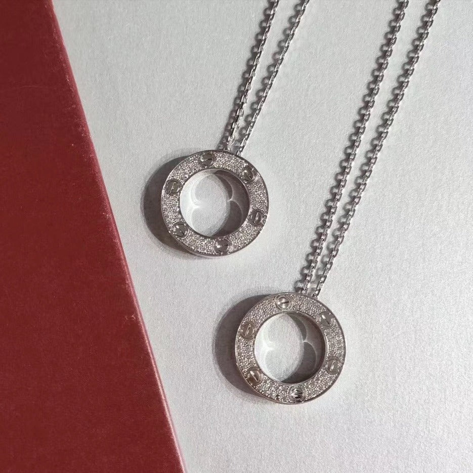[Kincade Jewelrys] COLLIER LOVE RÉGLABLE EN ARGENT