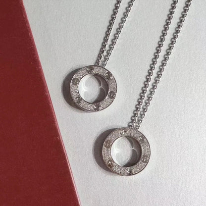[Kincade Jewelrys] COLLIER LOVE RÉGLABLE EN ARGENT