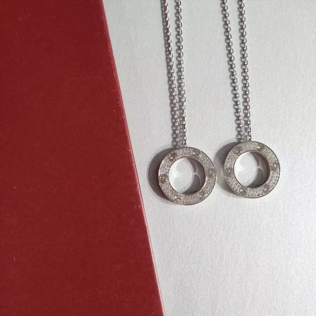 [Kincade Jewelrys] COLLIER LOVE RÉGLABLE EN ARGENT