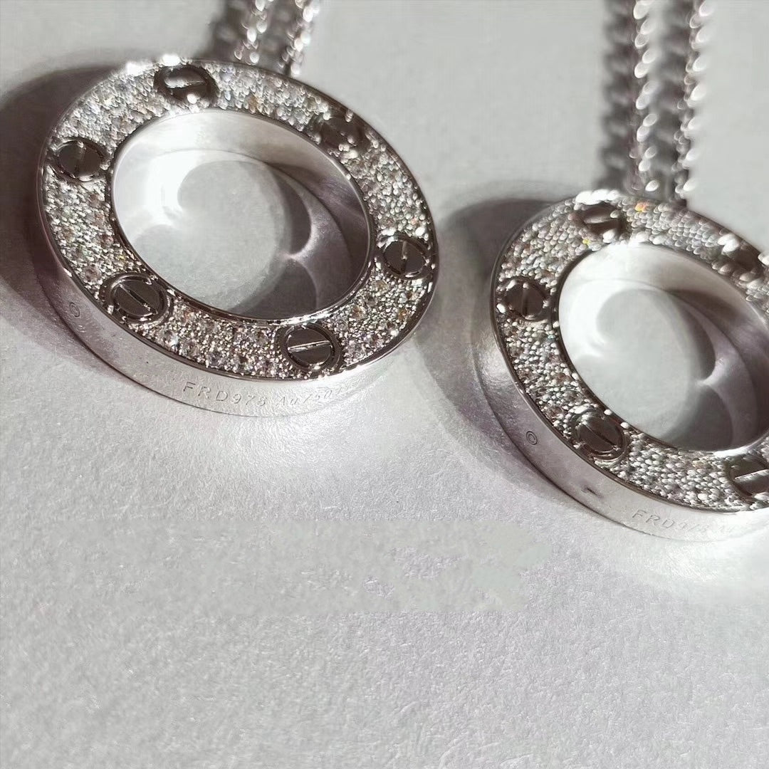 [Kincade Jewelrys] COLLIER LOVE RÉGLABLE EN ARGENT