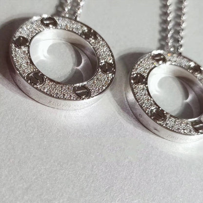 [Kincade Jewelrys] COLLIER LOVE RÉGLABLE EN ARGENT