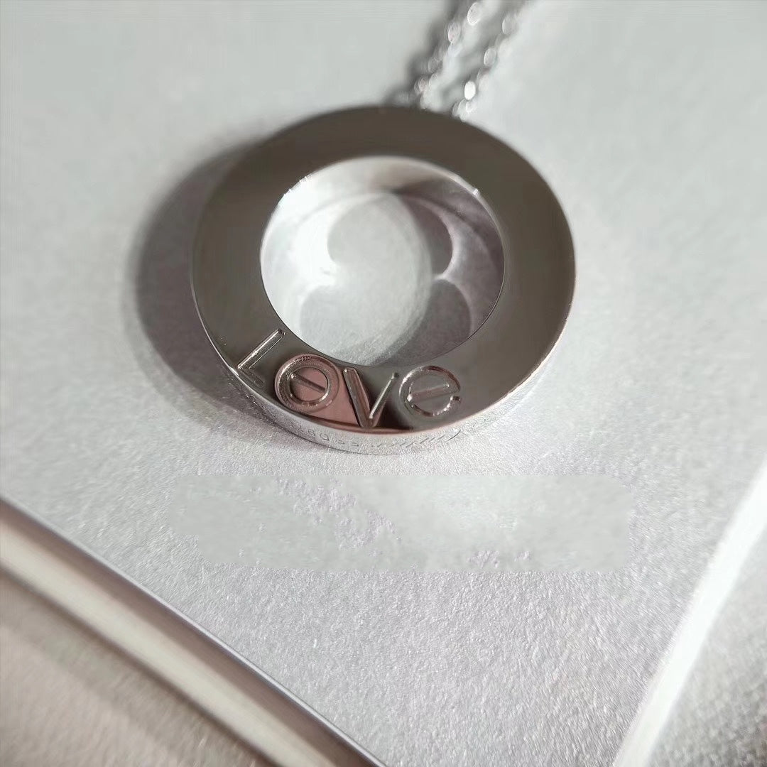 [Kincade Jewelrys] COLLIER LOVE RÉGLABLE EN ARGENT