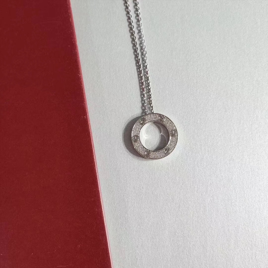 [Kincade Jewelrys] COLLIER LOVE RÉGLABLE EN ARGENT
