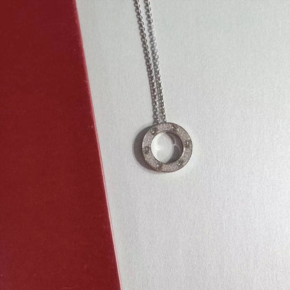 [Kincade Jewelrys] COLLIER LOVE RÉGLABLE EN ARGENT