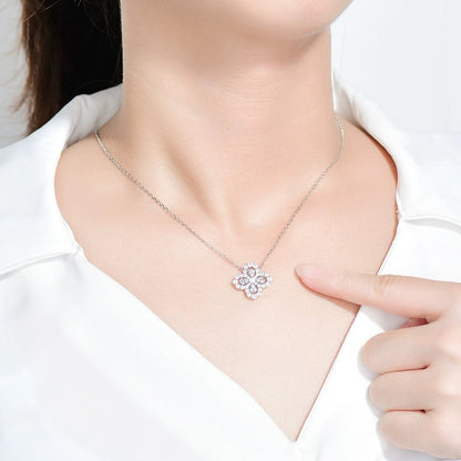 [Kincade Jewelrys] COLLIER BOUCLE MOTIF COMPLET DIAMANT 16MM PLUSIEURS COULEURS