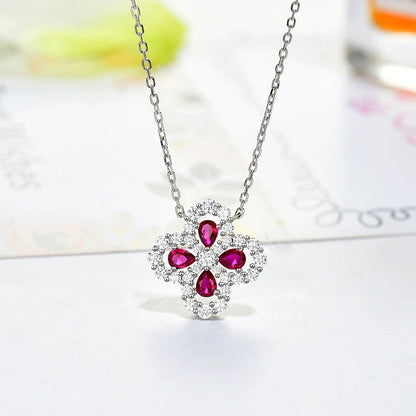 [Kincade Jewelrys] COLLIER BOUCLE MOTIF COMPLET DIAMANT 16MM PLUSIEURS COULEURS