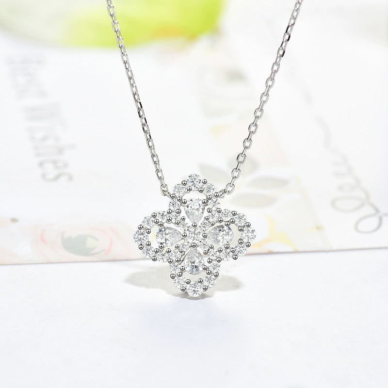 [Kincade Jewelrys] COLLIER BOUCLE MOTIF COMPLET DIAMANT 16MM PLUSIEURS COULEURS