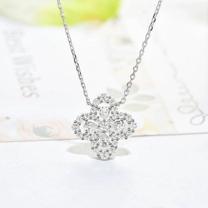 [Kincade Jewelrys] COLLIER BOUCLE MOTIF COMPLET DIAMANT 16MM PLUSIEURS COULEURS