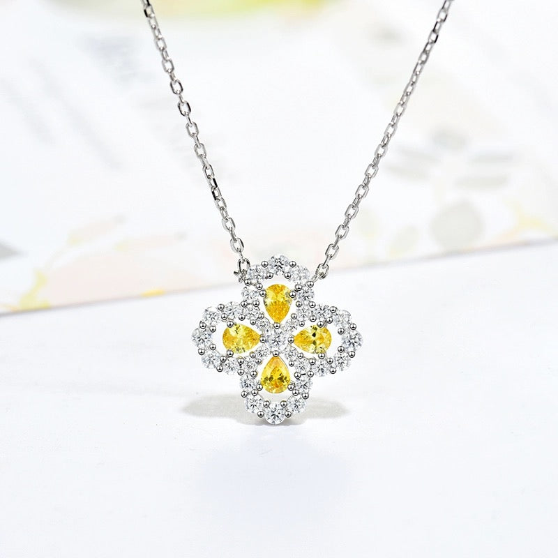 [Kincade Jewelrys] COLLIER BOUCLE MOTIF COMPLET DIAMANT 16MM PLUSIEURS COULEURS