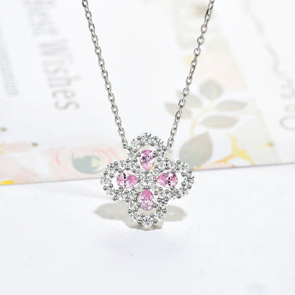 [Kincade Jewelrys] COLLIER BOUCLE MOTIF COMPLET DIAMANT 16MM PLUSIEURS COULEURS