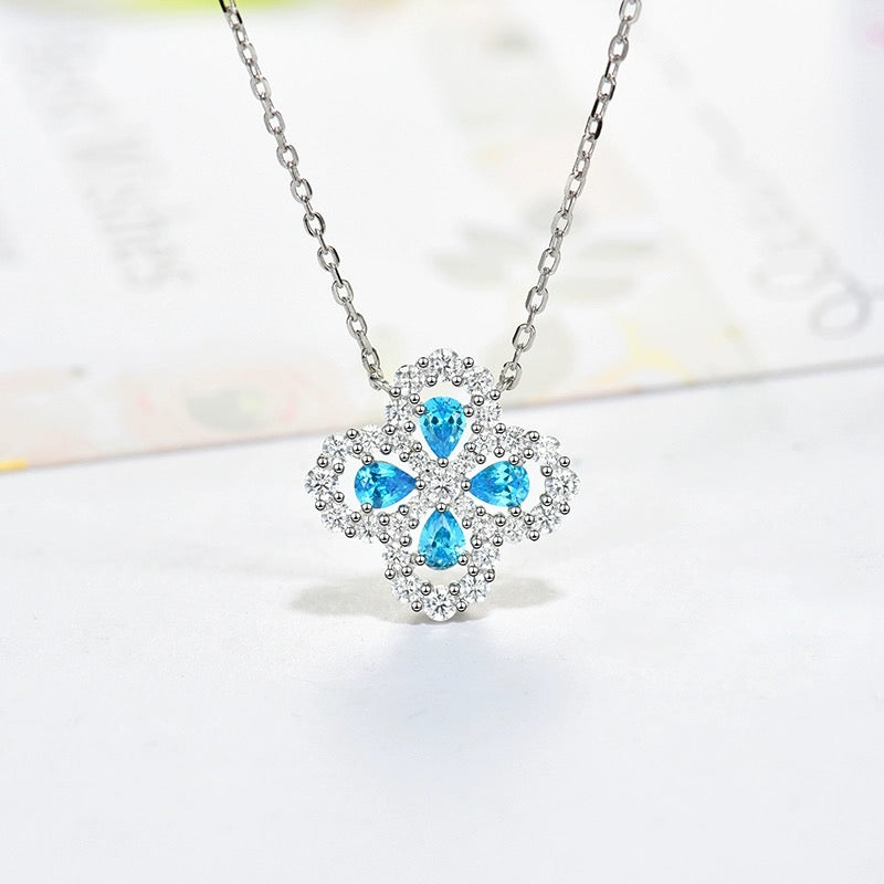 [Kincade Jewelrys] COLLIER BOUCLE MOTIF COMPLET DIAMANT 16MM PLUSIEURS COULEURS