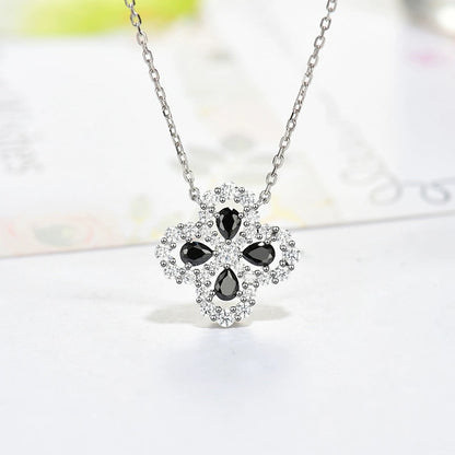 [Kincade Jewelrys] COLLIER BOUCLE MOTIF COMPLET DIAMANT 16MM PLUSIEURS COULEURS
