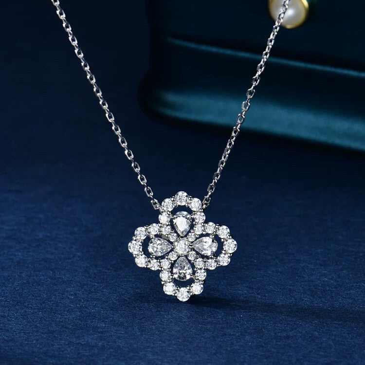 [Kincade Jewelrys] COLLIER BOUCLE MOTIF COMPLET DIAMANT 16MM PLUSIEURS COULEURS
