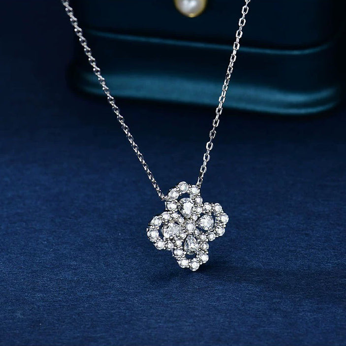 [Kincade Jewelrys] COLLIER BOUCLE MOTIF COMPLET DIAMANT 16MM PLUSIEURS COULEURS