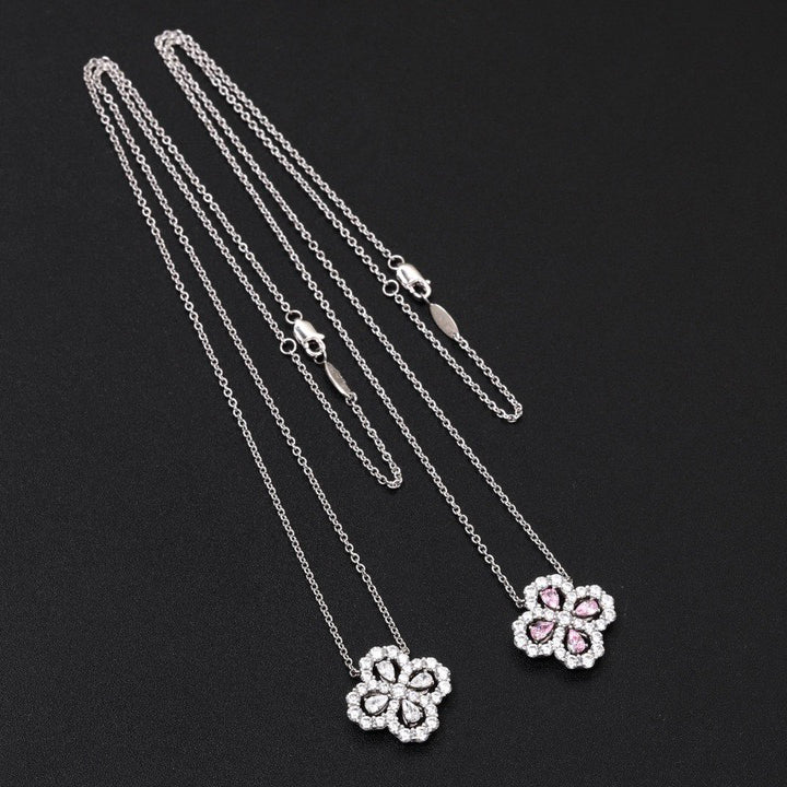 [Kincade Jewelrys] COLLIER BOUCLE MOTIF COMPLET DIAMANT 16MM PLUSIEURS COULEURS