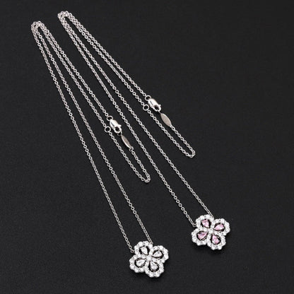 [Kincade Jewelrys] COLLIER BOUCLE MOTIF COMPLET DIAMANT 16MM PLUSIEURS COULEURS